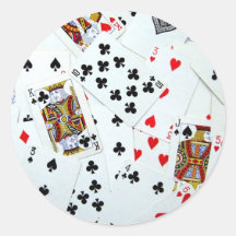 Juegos de naipe pegatina