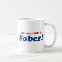 ¡Juerguista también disponible en sobrio! Tazas
