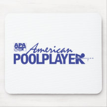 Jugador americano de encargo de la piscina - azul alfombrillas de raton