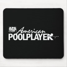 Jugador americano de encargo de la piscina - blanc tapete de ratón
