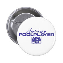 Jugador americano de la piscina - azul pins
