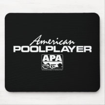 Jugador americano de la piscina - blanco tapete de ratón
