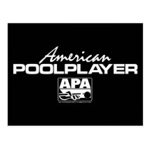 Jugador americano de la piscina - blanco postal