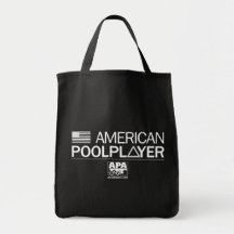 Jugador americano de la piscina bolsas de mano