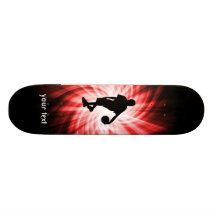 Jugador de básquet; Rojo Patineta Personalizada