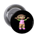 Jugador de bolos de la mujer pin
