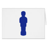 Jugador de Foosball Tarjeton