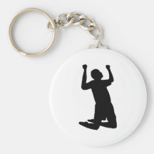 Jugador de fútbol llaveros personalizados