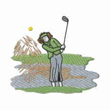 Jugador de la señora golf
