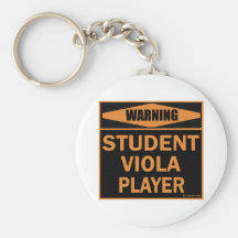 Jugador de la viola del estudiante llavero