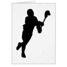Jugador de LaCrosse Tarjeta