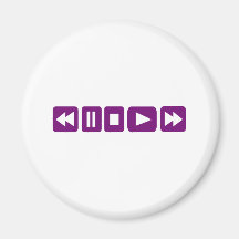 Jugador de música imanes  
