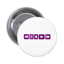 Jugador de música pins