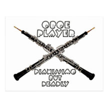 Jugador de Oboe Postales