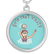 Jugador de polo oscuro del agua del chica grimpolas personalizadas
