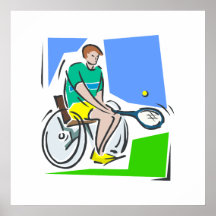 Jugador de tenis posters