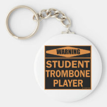 Jugador de Trombone del estudiante Llavero