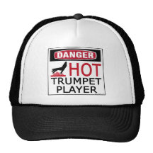 Jugador de trompeta caliente gorros  