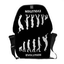 jugador de trompeta de la evolución bolsas messenger