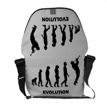 jugador de trompeta de la evolución bolsa de mensajeria 