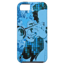 ¡Jugador de trompeta - personalizable! iPhone 5 Case-Mate Protector