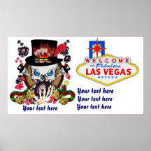Jugador de Vegas todos los comentarios del artista Poster
