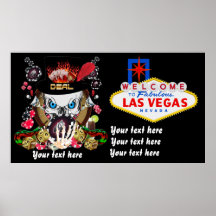 Jugador de Vegas todos los comentarios del artista Posters
