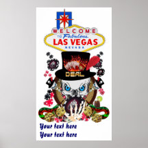 Jugador de Vegas todos los comentarios del artista Posters