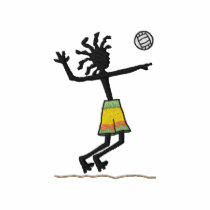 Jugador de voleibol camisetas bordadas