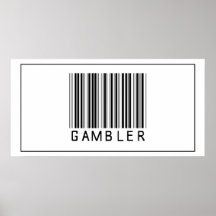 Jugador del código de barras posters
