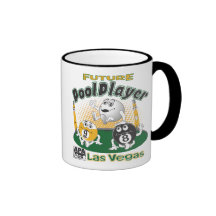 Jugador futuro de la piscina - amarillo tazas de café
