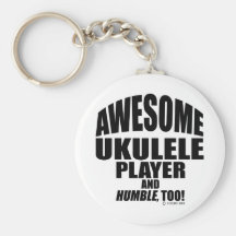 Jugador impresionante del Ukulele Llaveros Personalizados
