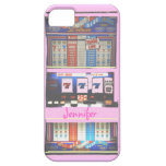 Jugador rosado del casino de la máquina tragaperra iPhone 5 cobertura
