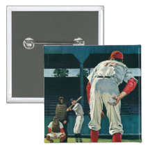 Jugadores de béisbol del vintage pin