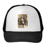 Jugadores de béisbol del vintage - sepia Antiqued Gorro De Camionero