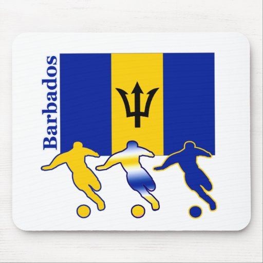 Jugadores de fútbol - Barbados Alfombrillas De Raton
