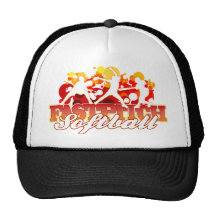 Jugadores de softball de Fastpitch Gorros Bordados