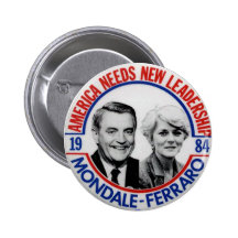 Jugate de Mondale-Ferraro - botón