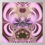 Jugendstil · Arte del fractal · Púrpura de Palatin Poster