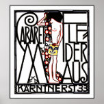 Jugendstil - poster de Nouveau del arte: Cabaret F