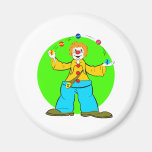 Juglar del payaso imanes de nevera