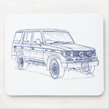 Juguete LandCruiser 70 Prado 1990 Alfombrillas De Raton