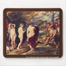 Juicio de París de Rubens Peter Paul Alfombrillas De Ratones