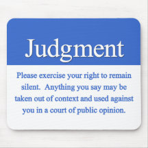 Juicio Mousepad Alfombrilla De Raton