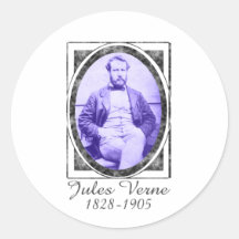 Jules Verne Etiqueta Redonda