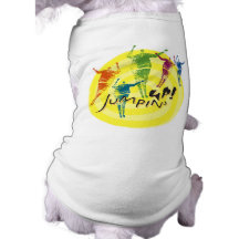 ¡Jumpin para arriba! Ropa del mascota Camisetas De Mascota