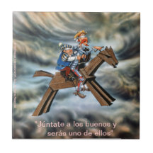 "Júntate buenos y serás uno de ellos de un los " Tejas Ceramicas