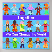 Juntos podemos cambiar el poster del mundo