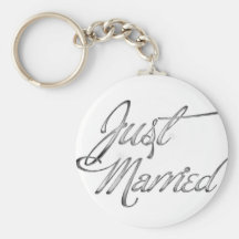 Just Married Llavero Personalizado