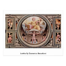 Justitia de Domingo Beccafumi Tarjetas Postales